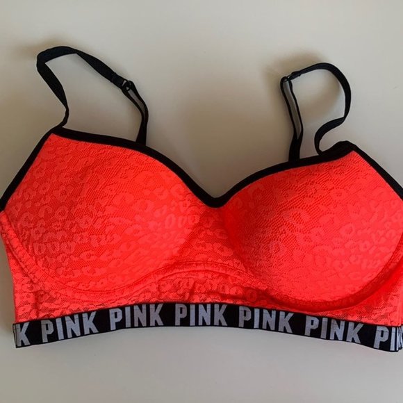 PINK Victoria's Secret Other - victoria secret PINK bra orange Sz L